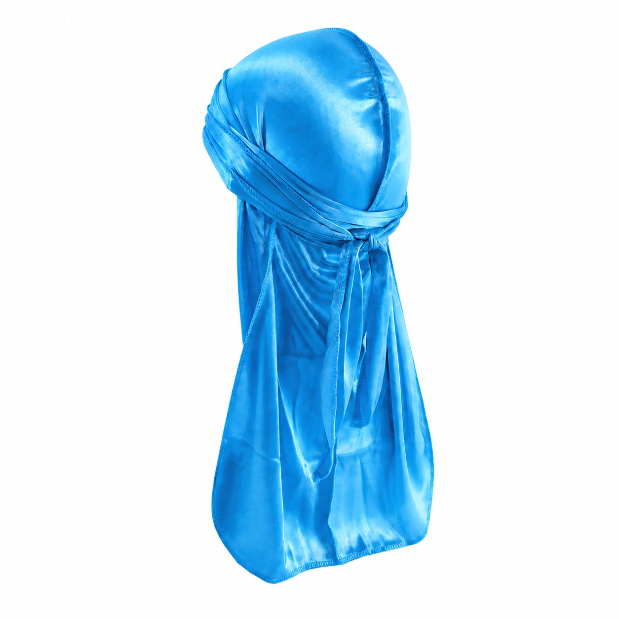Polyester Pirate Head Wrap Scarf — Cyan Blue