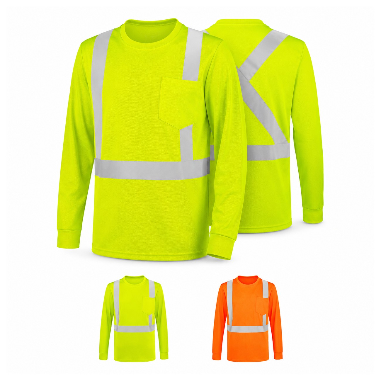 Safety Yellow Polyester T-Shirt