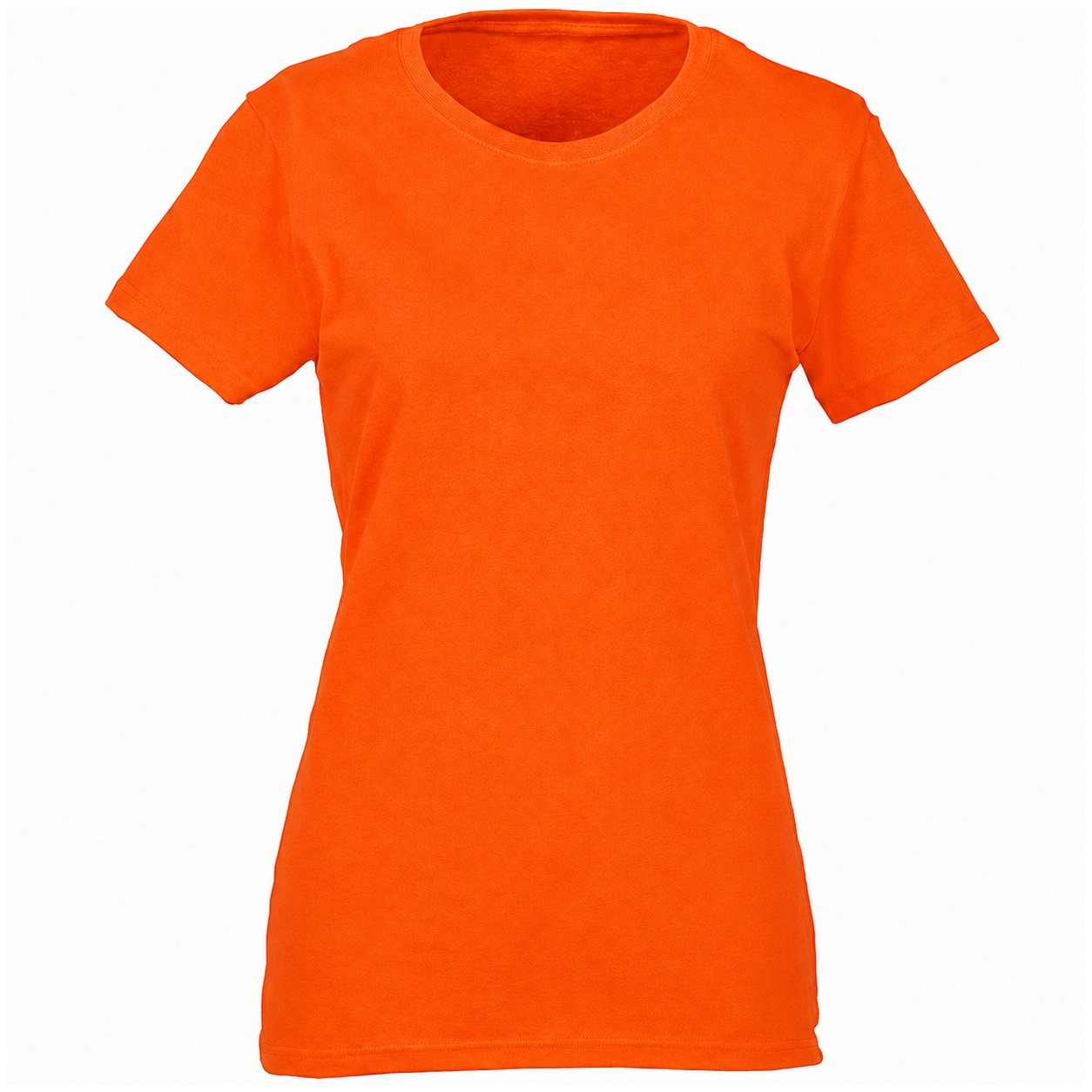 Ladies' Midweight Cotton T-Shirt — Orange