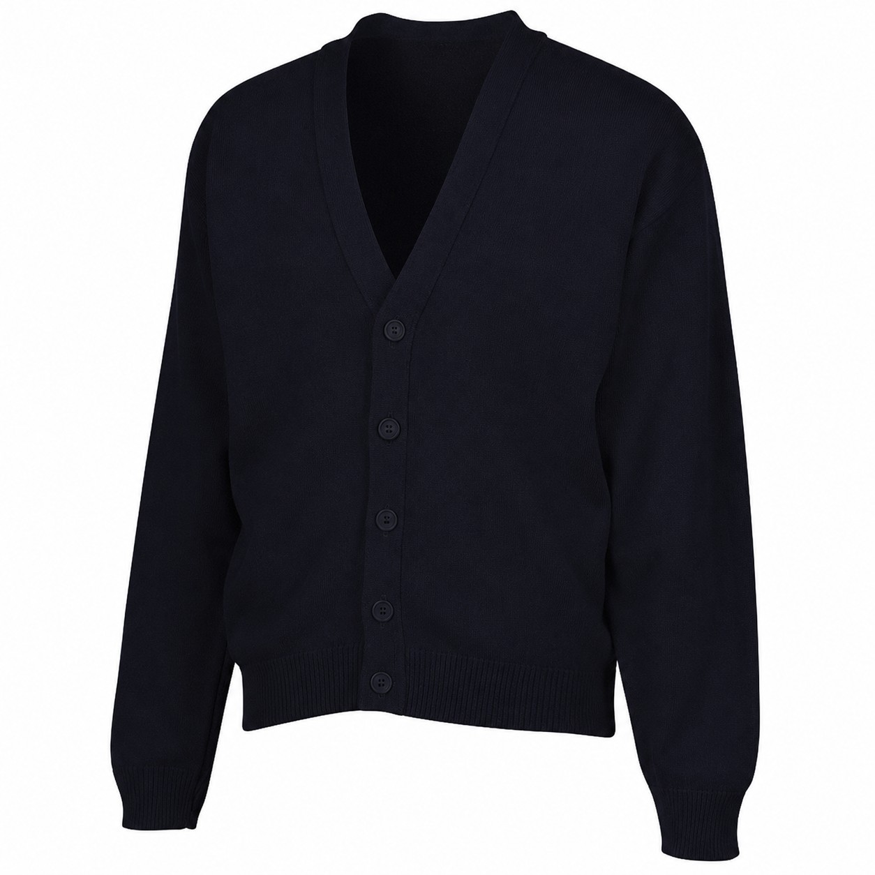 Men's Acrylic V Neck Cardigan — view 2
