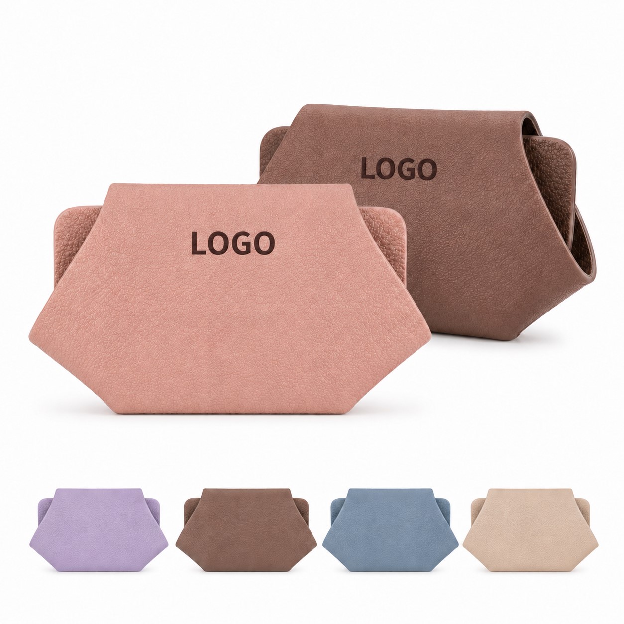 Textured Faux Leather Stethoscope Name Tag