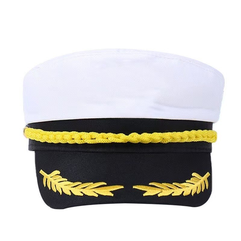 Polyester Nautical Captain Cap — view 2