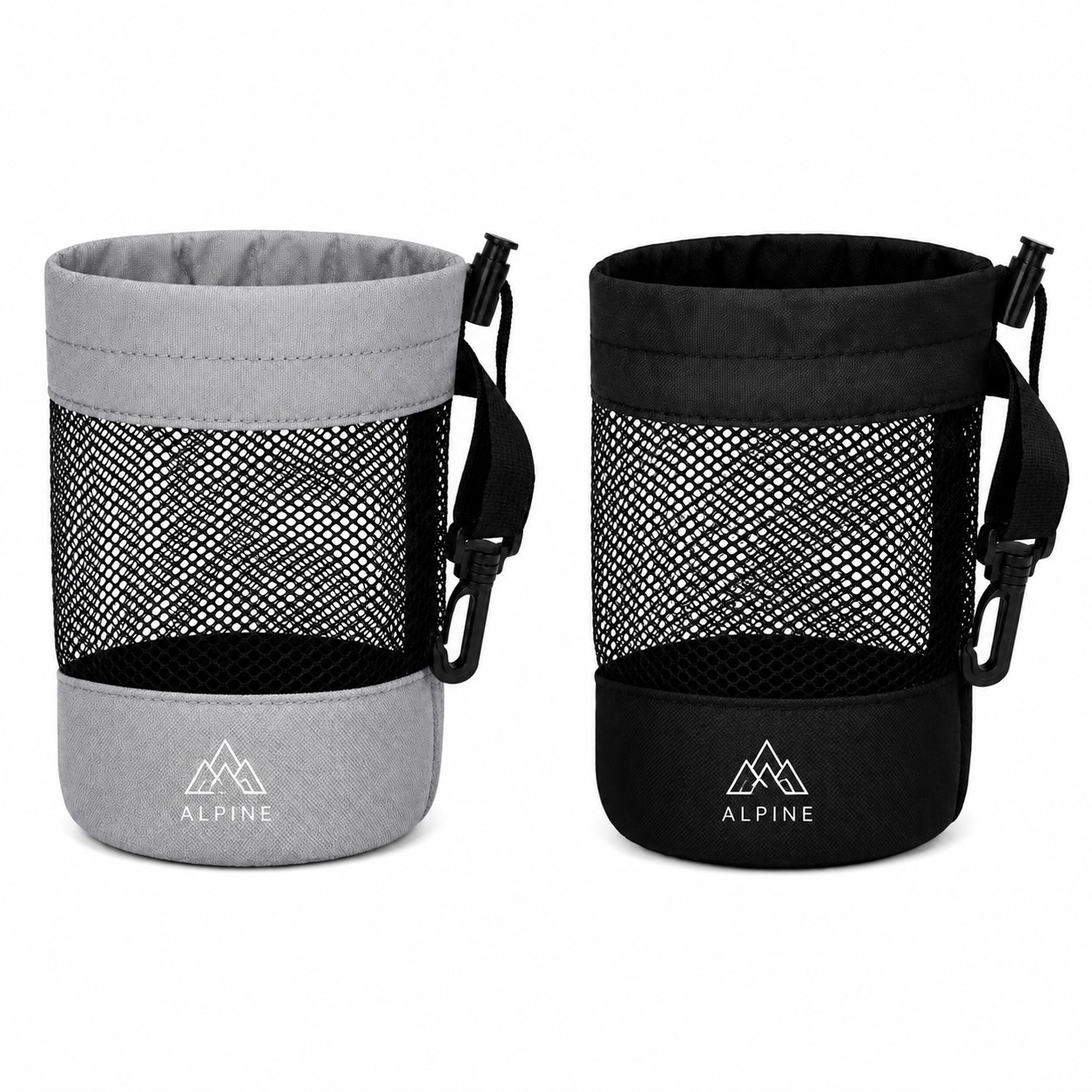 Clip On Polyester Golf Ball Storage Pouch