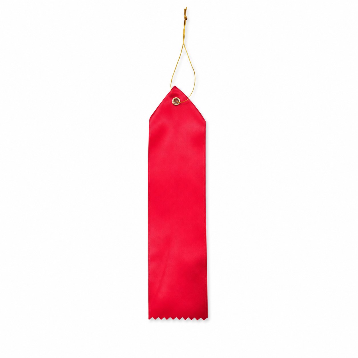 Glossy Satin Hanging Award Ribbon — view 2