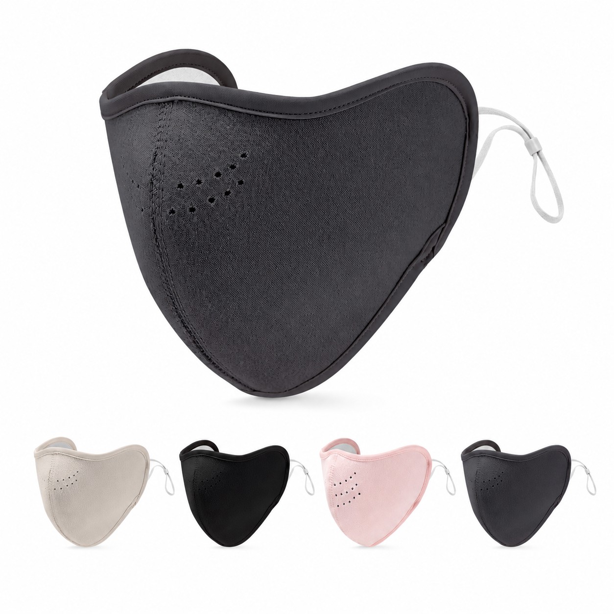 Double Sided Suede Winter Mask