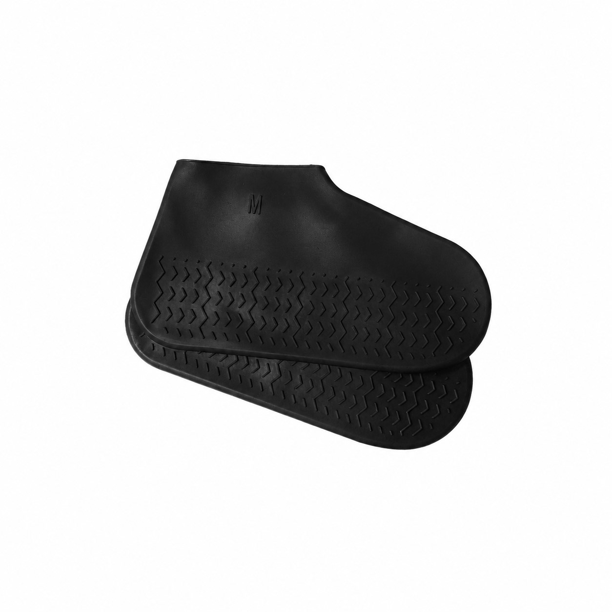 Silicone Waterproof Shoe Covers — Black