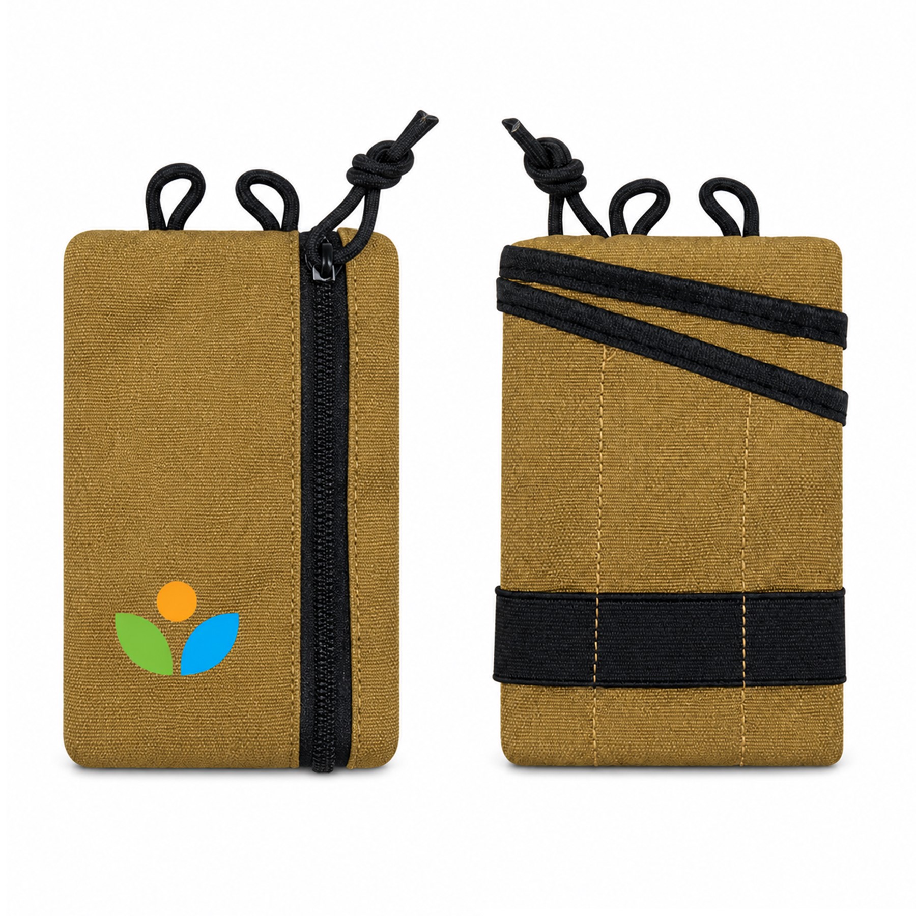 Elastic Strap Fabric EDC Organizer Pouch