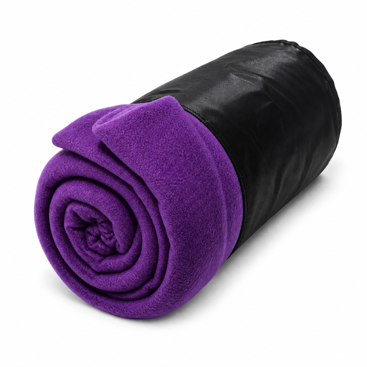 Large Fleece Throw Blanket — Purple