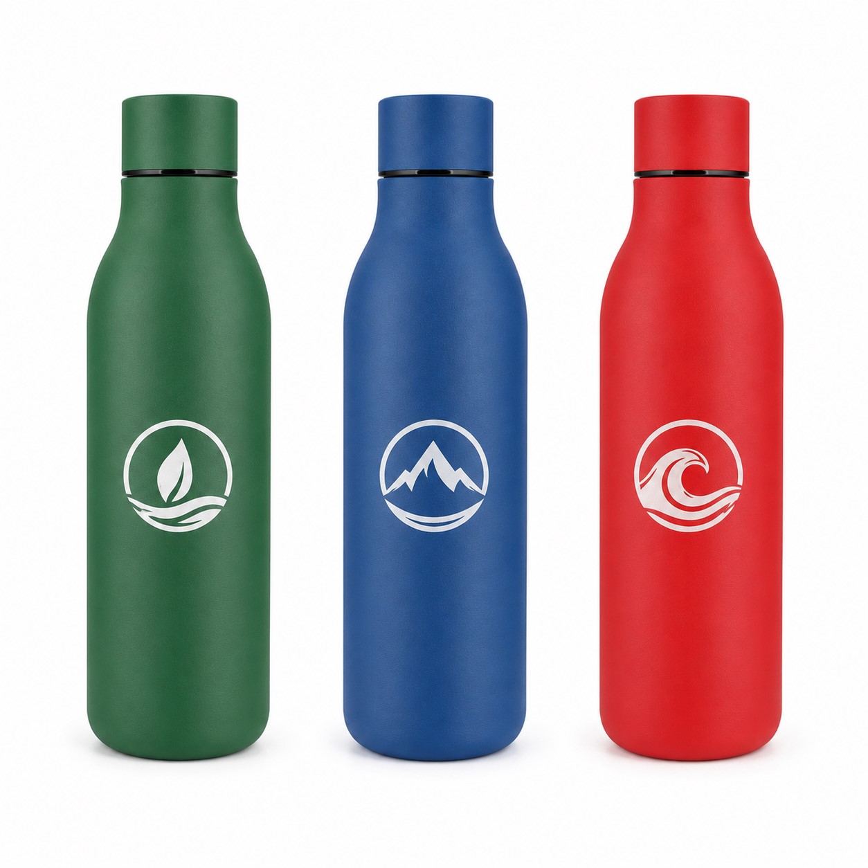 Wine Bottle Shaped Stainless Steel Flask