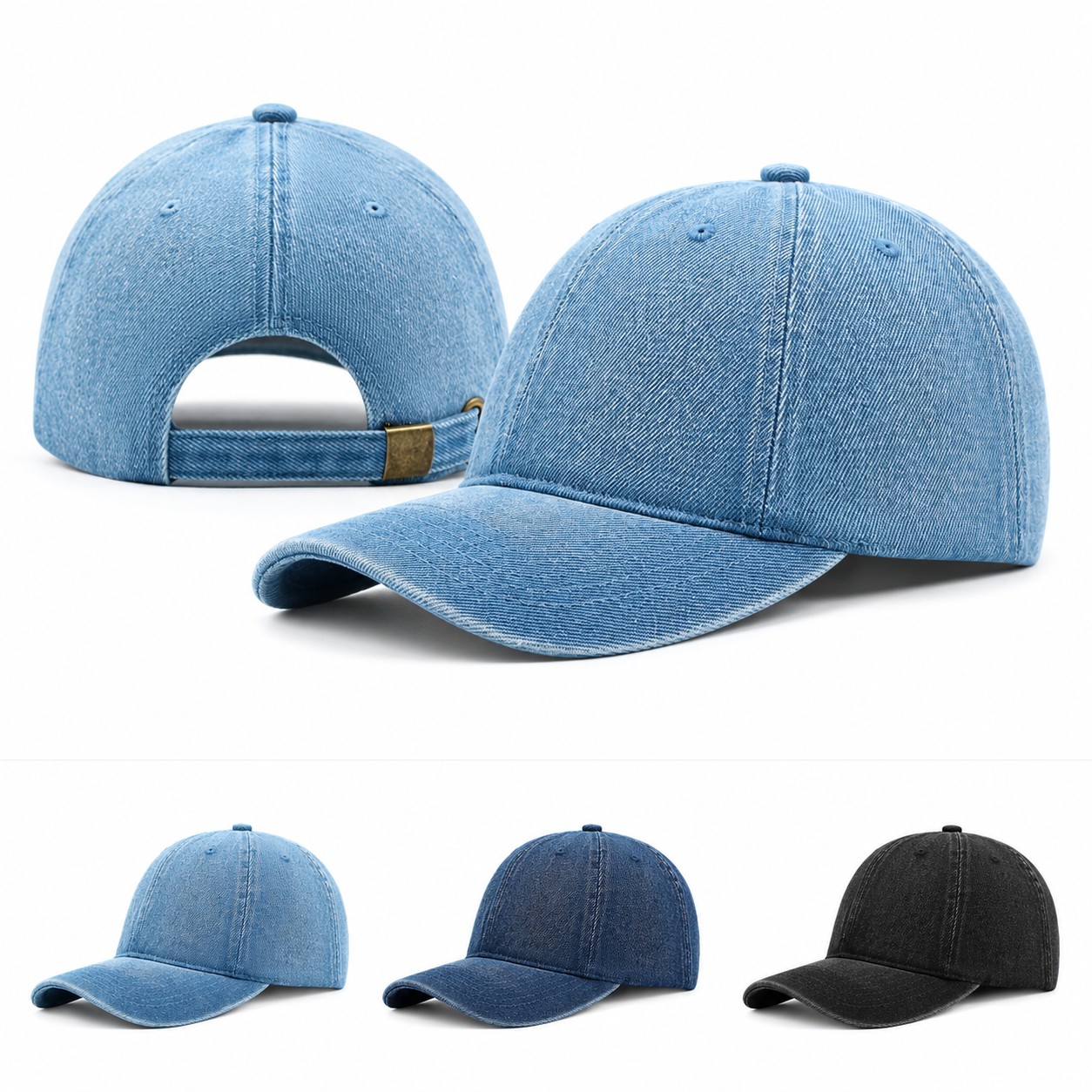 Polyester Plain Baseball Cap