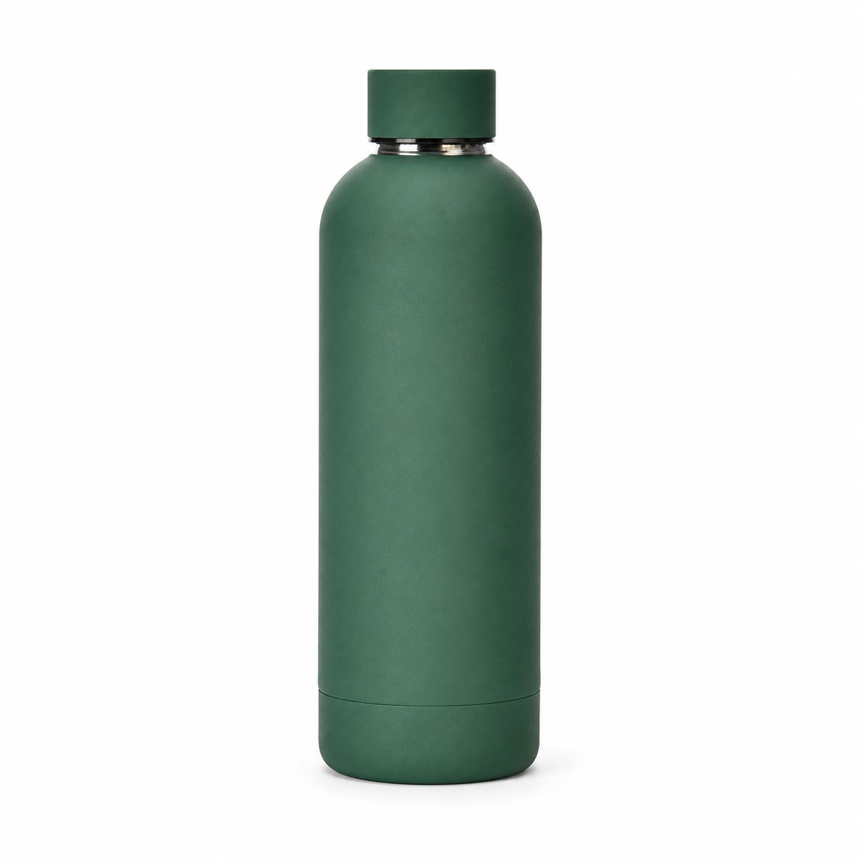 Stainless Steel Bottle With Rubber Finish — view 2