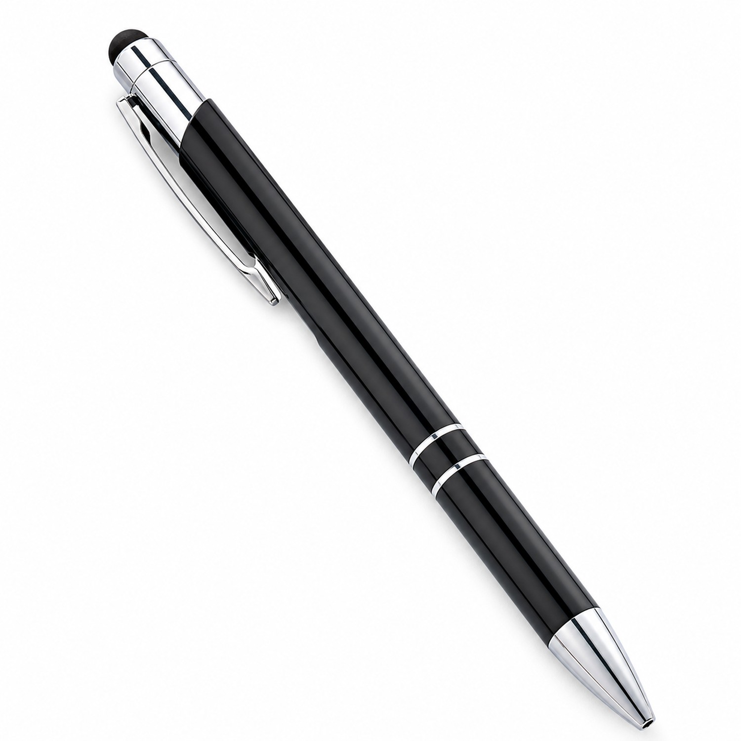 Retractable Stylus Ballpoint Pen — view 2