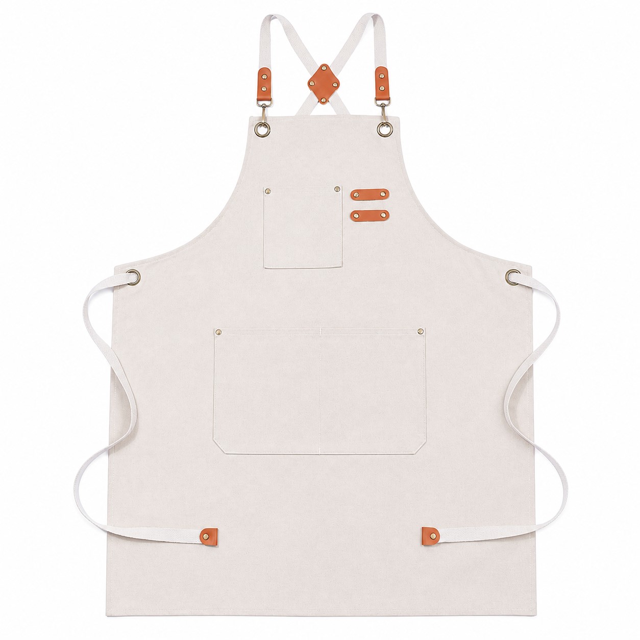 Water Resistant Cross Back Canvas Apron — view 2