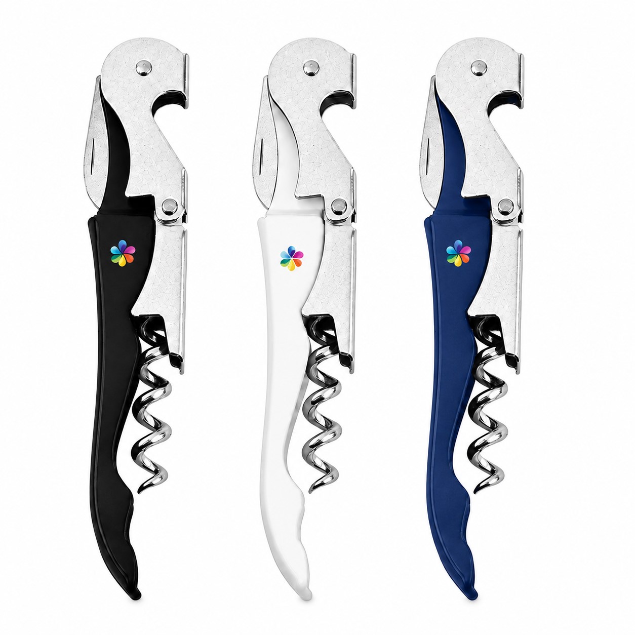 Double Hinged Stainless Steel Waiter Corkscrew