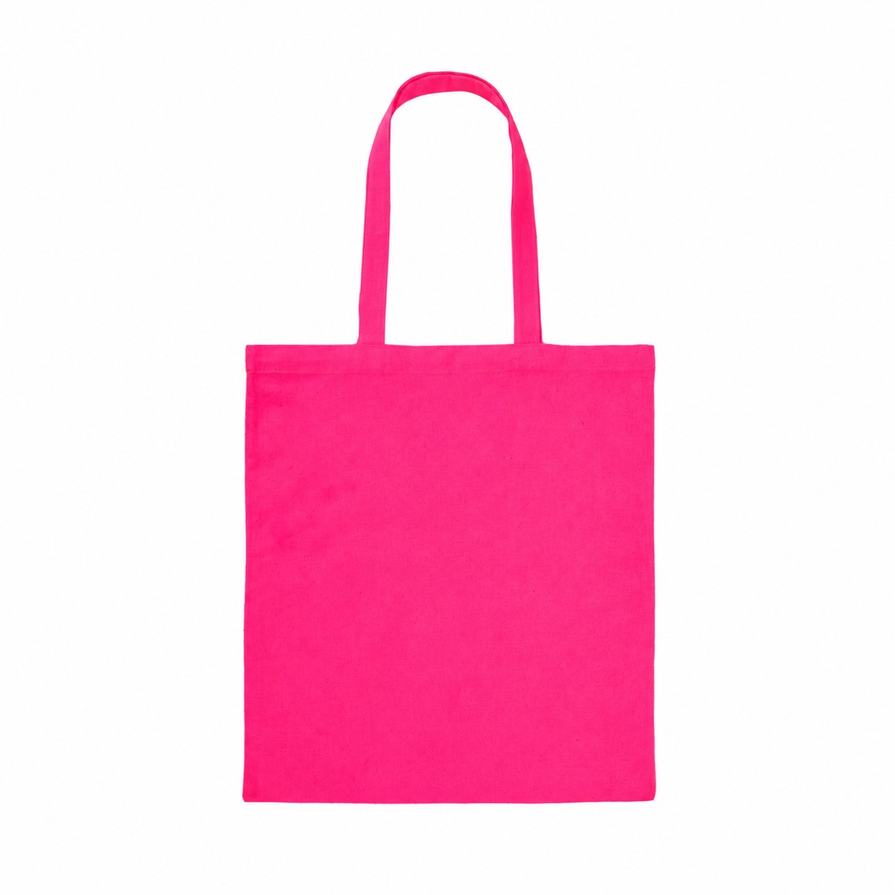 Cotton Tote Bag — Hot Pink