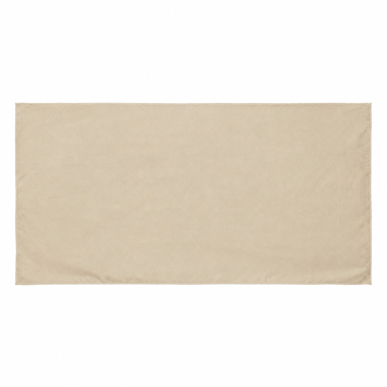 Waffle Weave Beach Towel — Beige