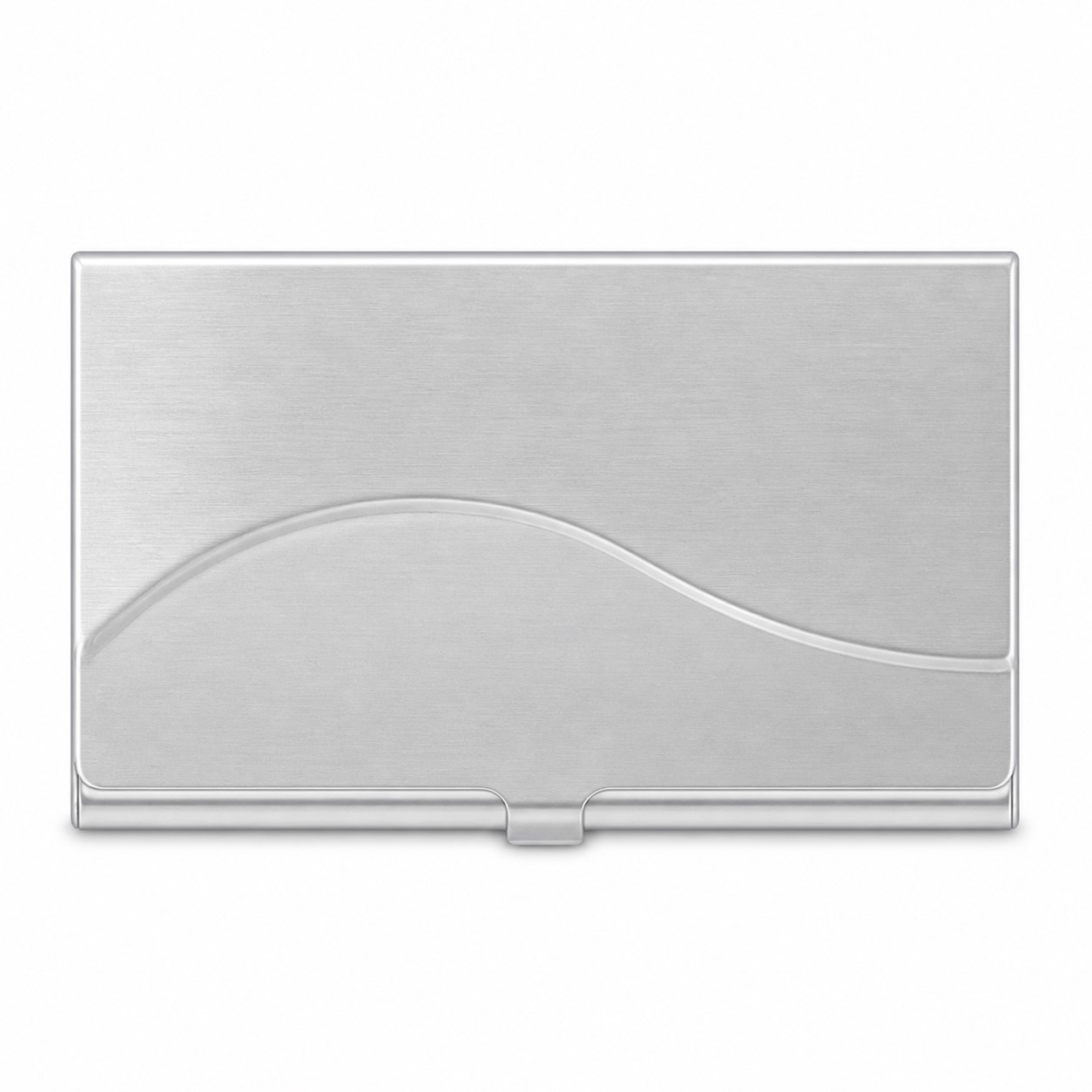 Slim Stainless Steel Business Card Holder — view 2