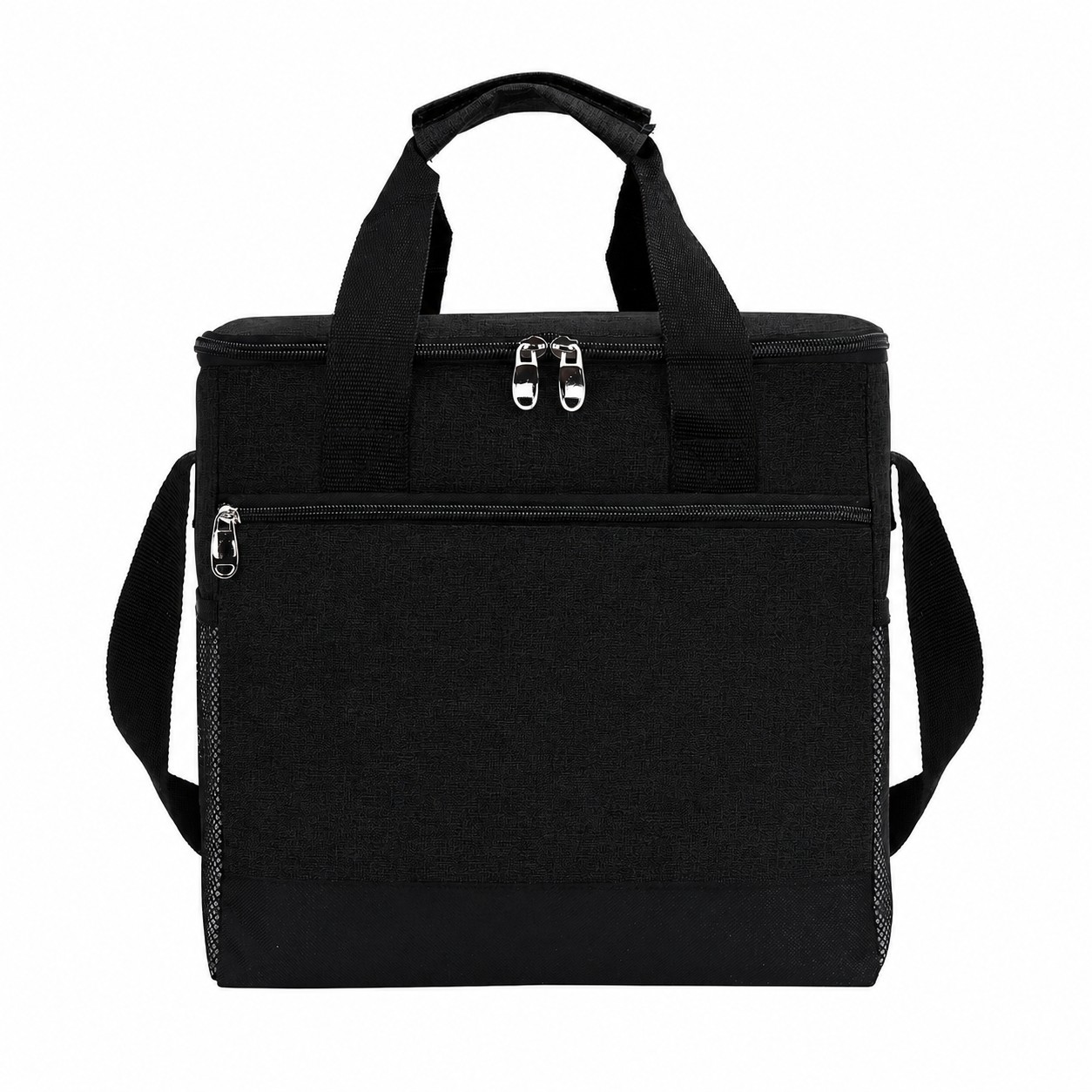 18-Can Insulated Soft Cooler Bag — Black