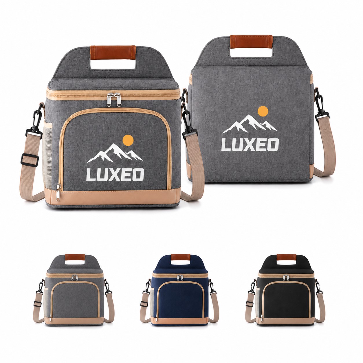 Square Oxford Insulated Lunch Cooler Bag