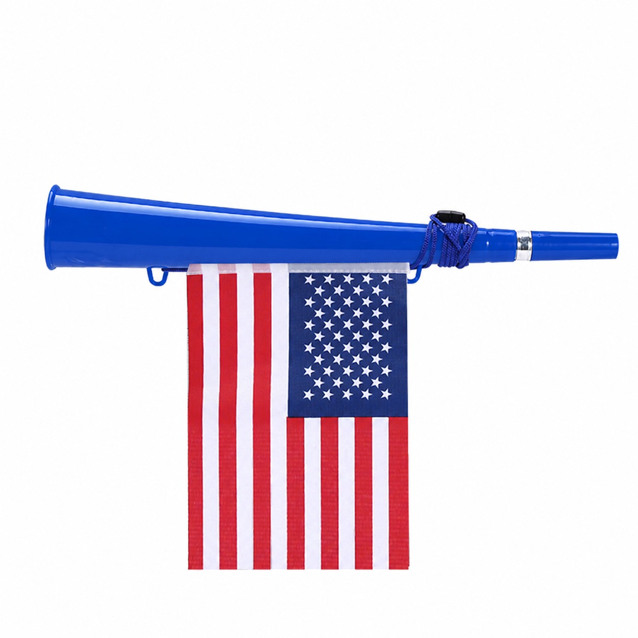 Stadium Cheer Horn Flag Set — Blue