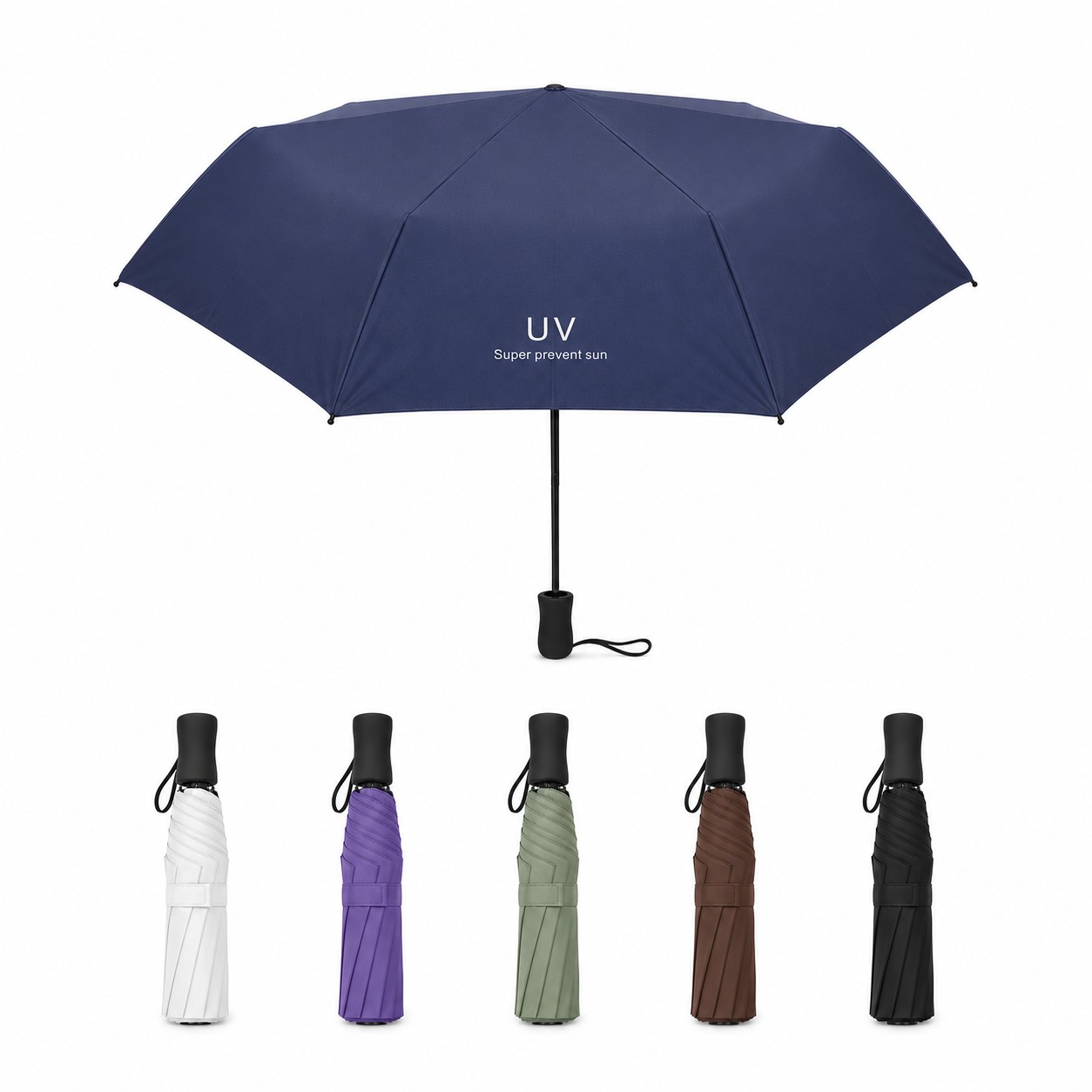 Foldable UV Umbrella With Wide Canopy