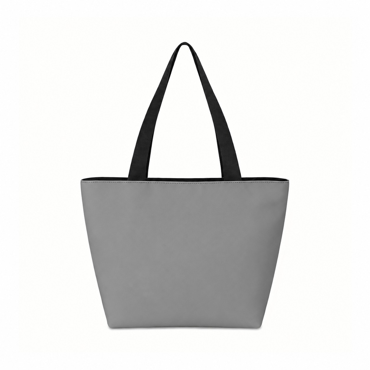 Polyester Everyday Carry Bag With Zipper — Gray