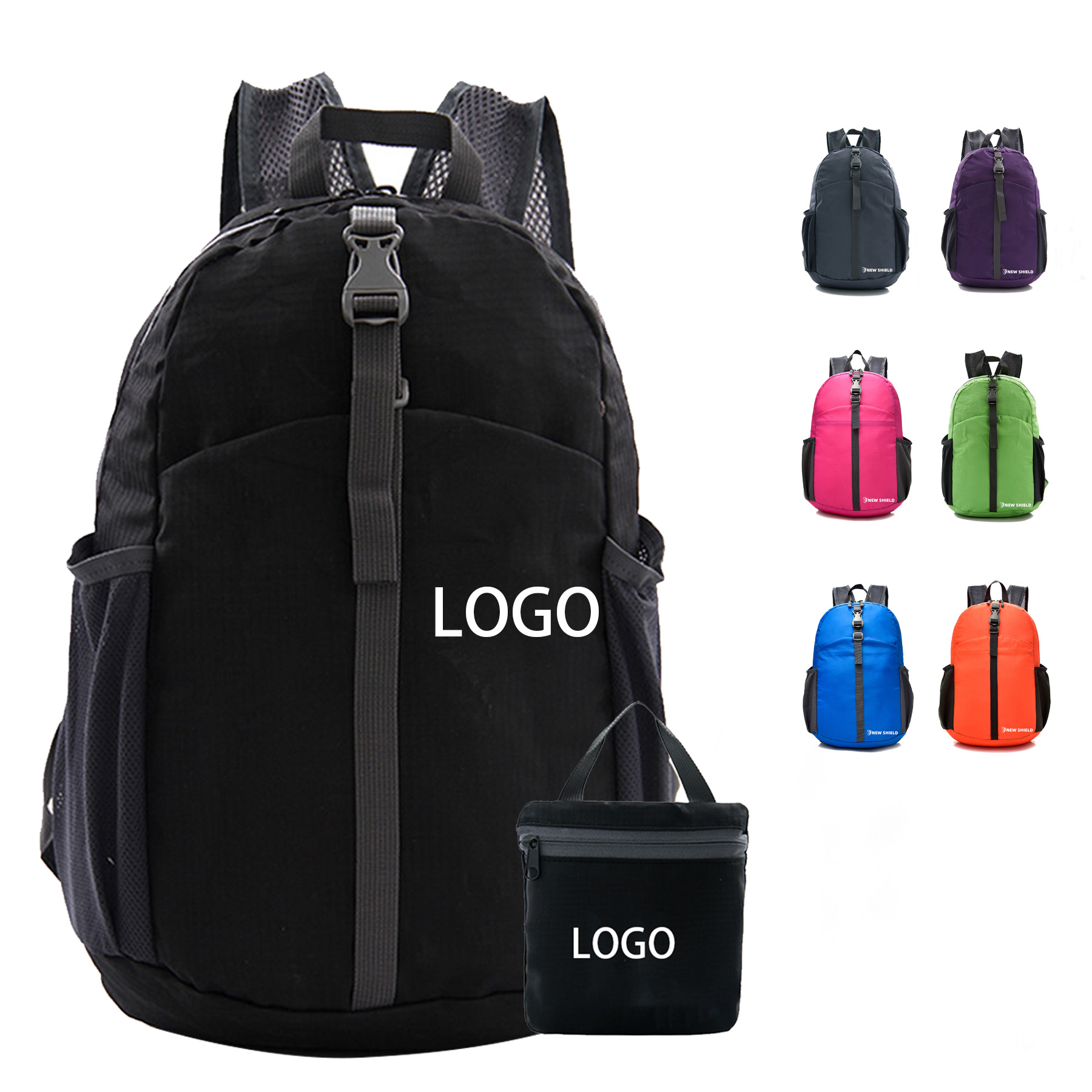 Foldable Nylon Travel Backpack