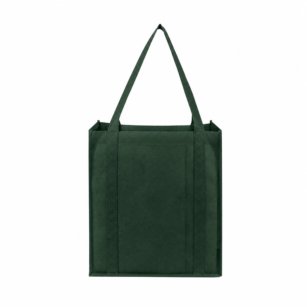 Grocery Reinforced Handles Tote Bag — Forest Green