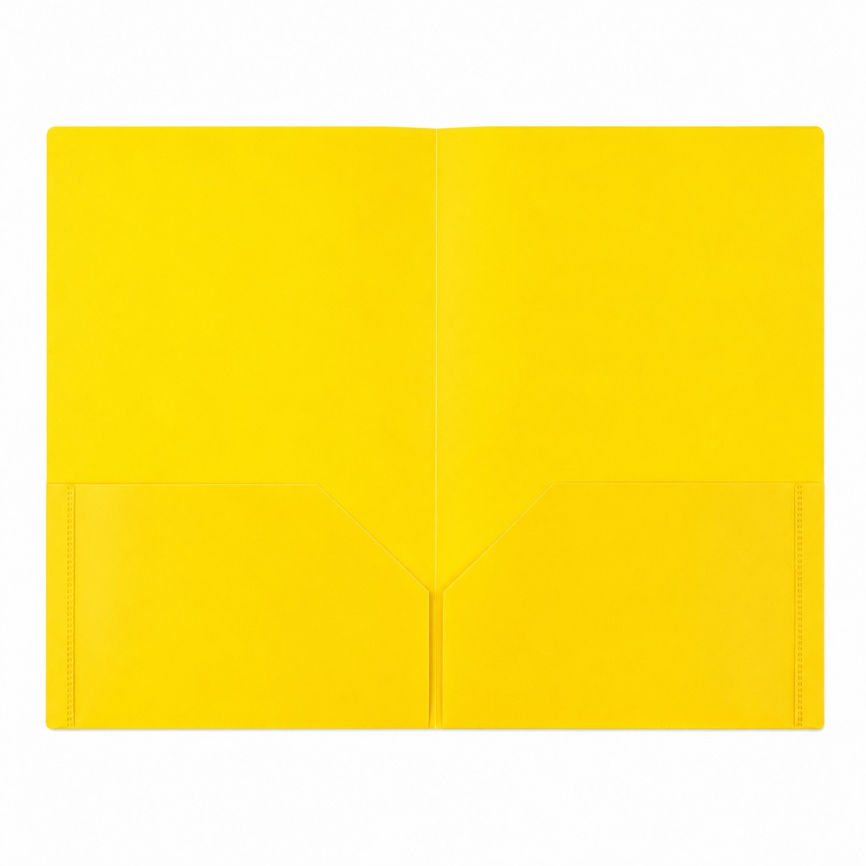 Heavy Duty Plastic Two Pocket Folder