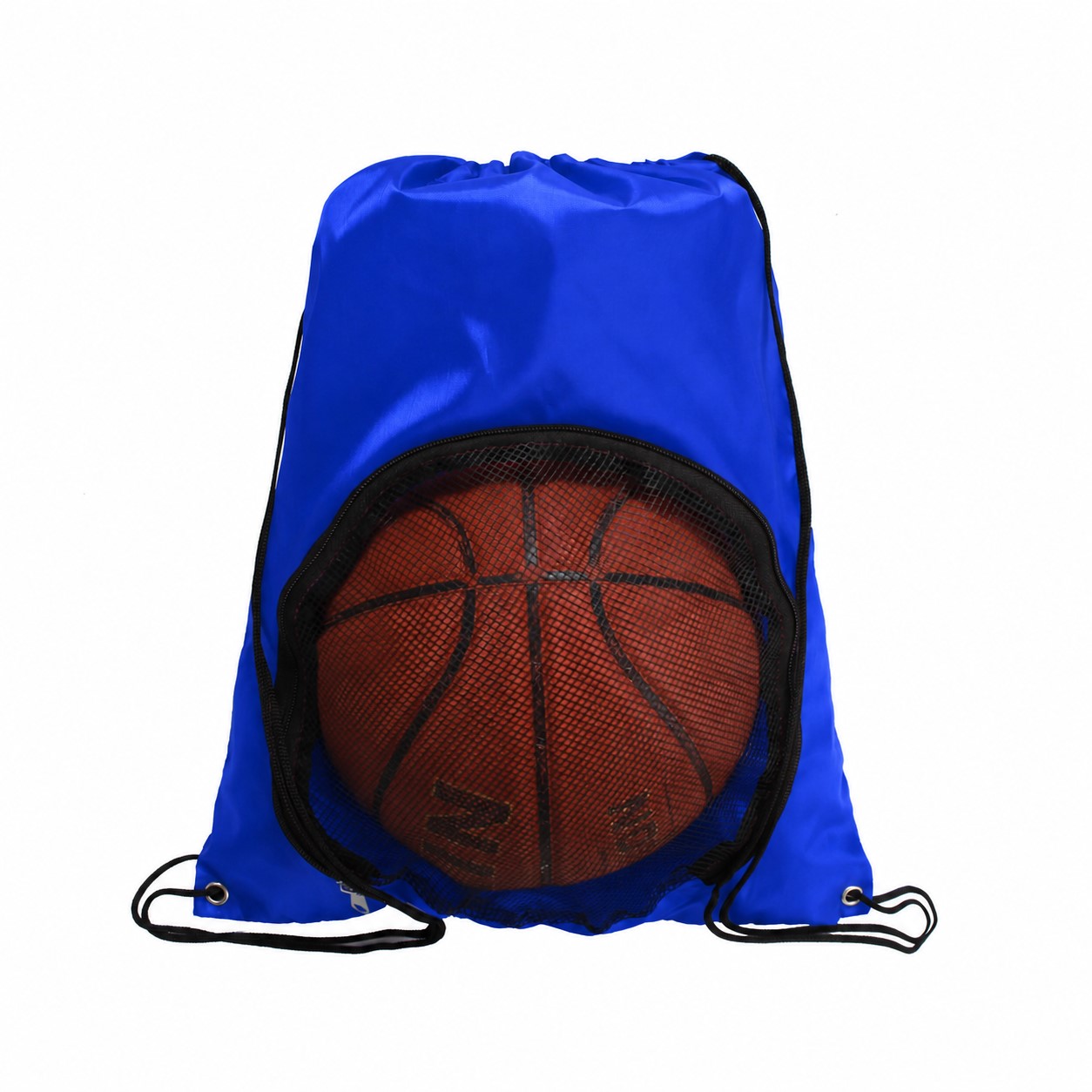Sport Ball Mesh Drawstring Bag — Royal Blue