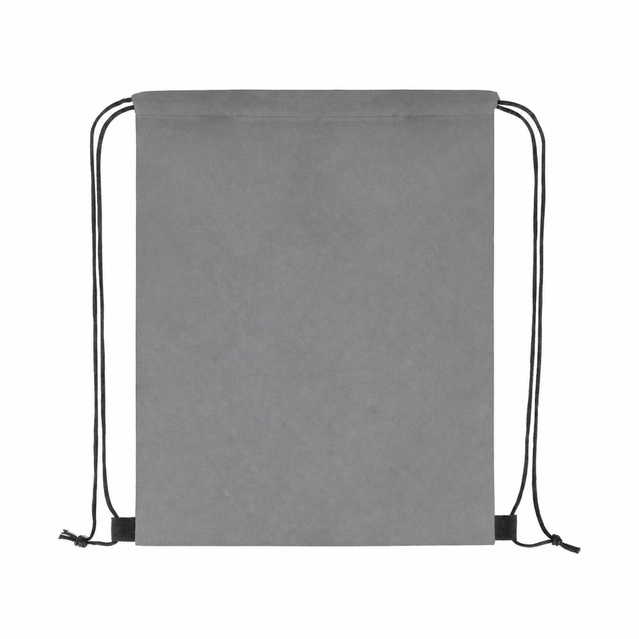RPET Non-Woven Drawstring Bag — Gray