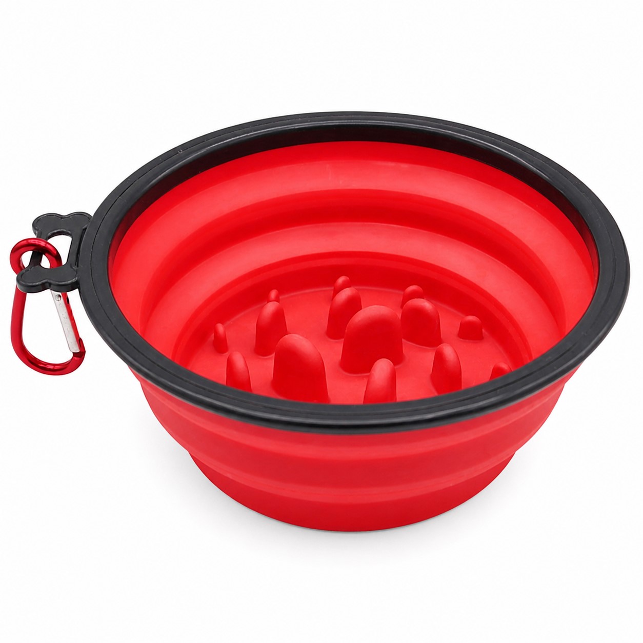Polypropylene Folding Pet Bowl With Clip — view 2