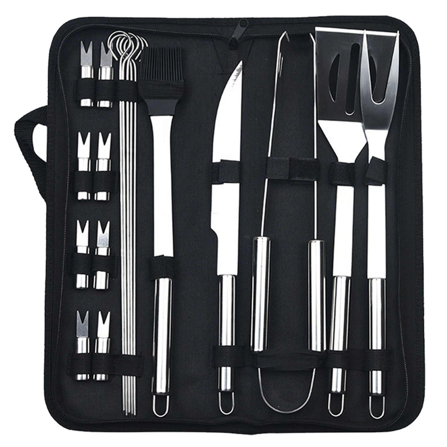 Stainless Steel Barbecue Tool Set — view 2