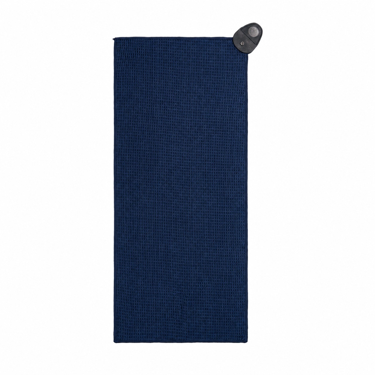 Magnetic Waffle Golf Towel — Navy Blue