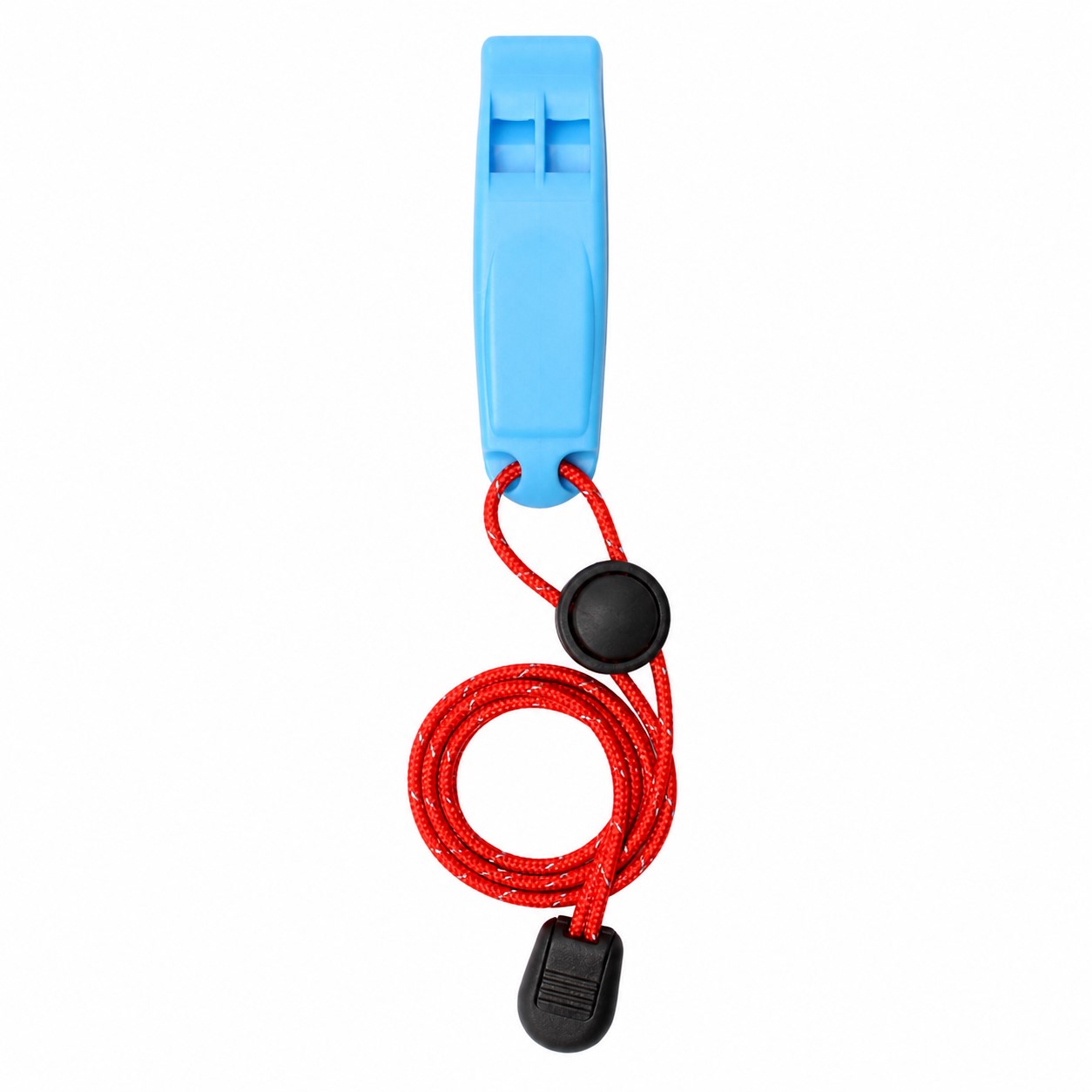 Pealess ABS Emergency Whistle With Adjustable Lanyard — view 2