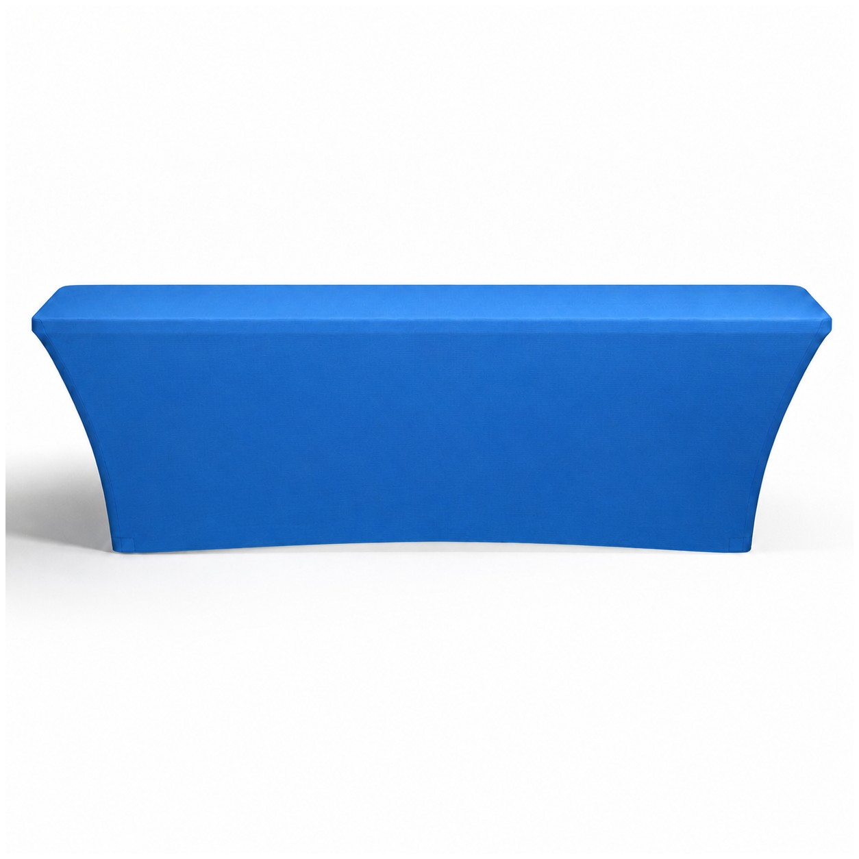 8-Foot Standard Stretch Table Cover — Blue