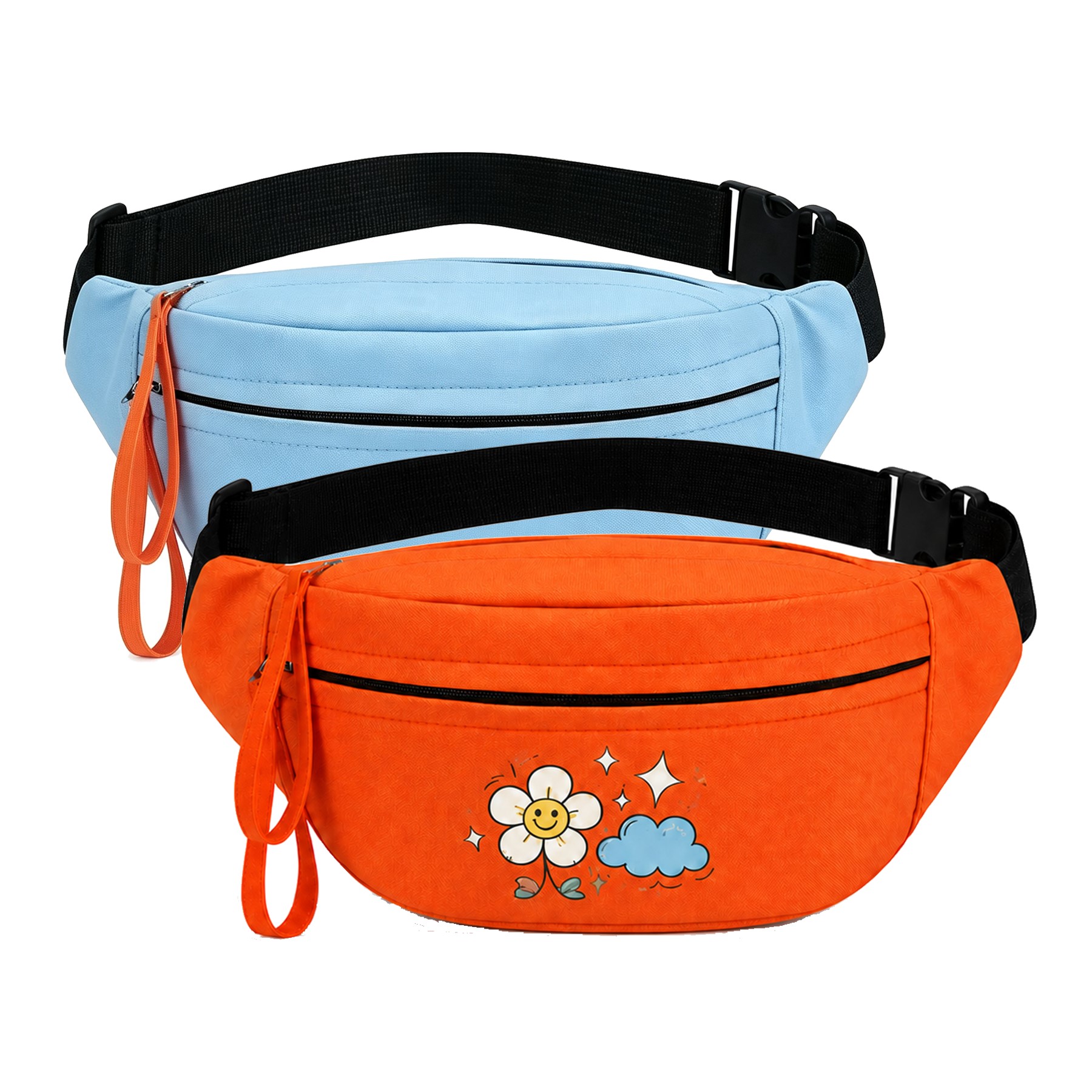 Waterproof Nylon Waist Bag With Buckle