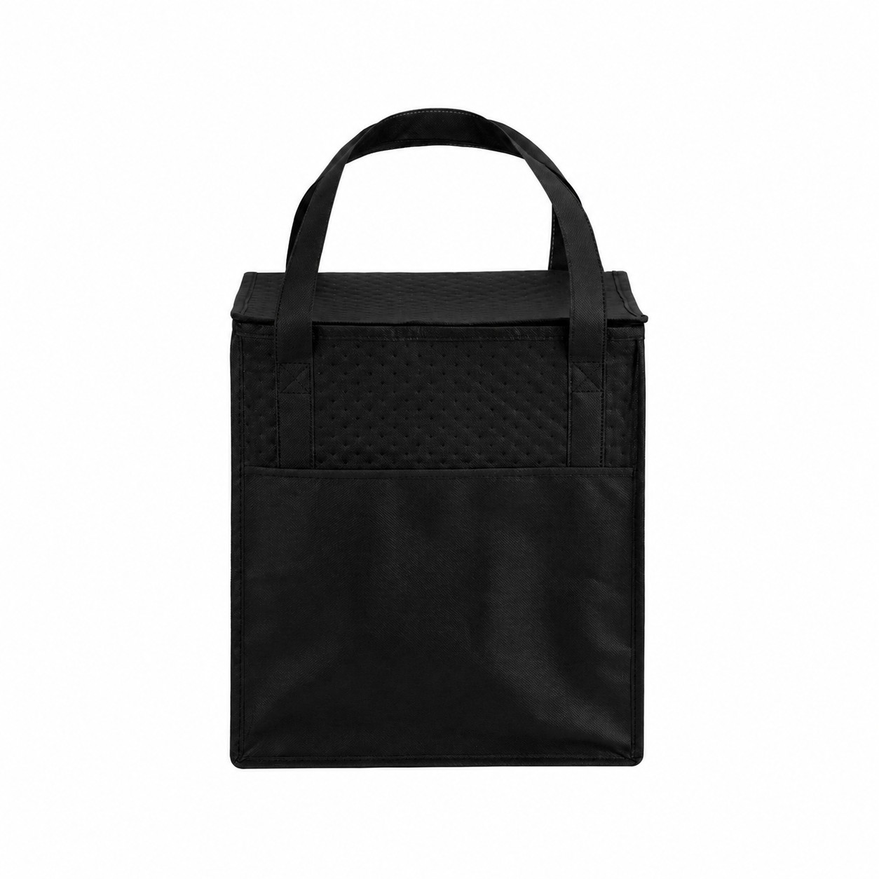 Reinforced Handles Tote Bag — Black