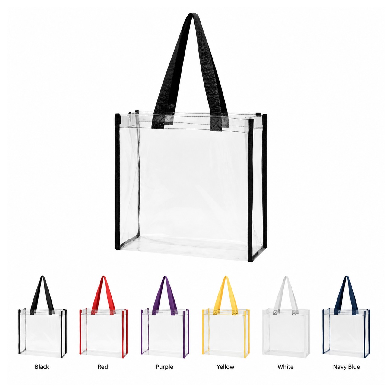 PVC Carry Handles Tote Bag