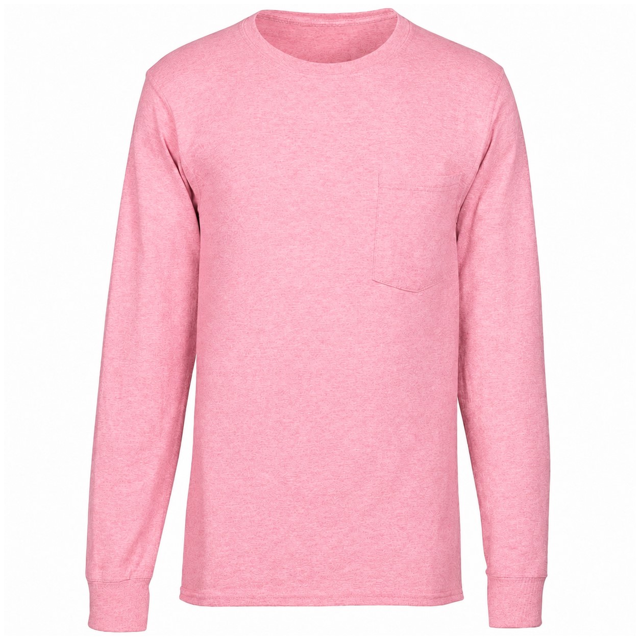 Workwear Pocket Long Sleeve Tee — Pink
