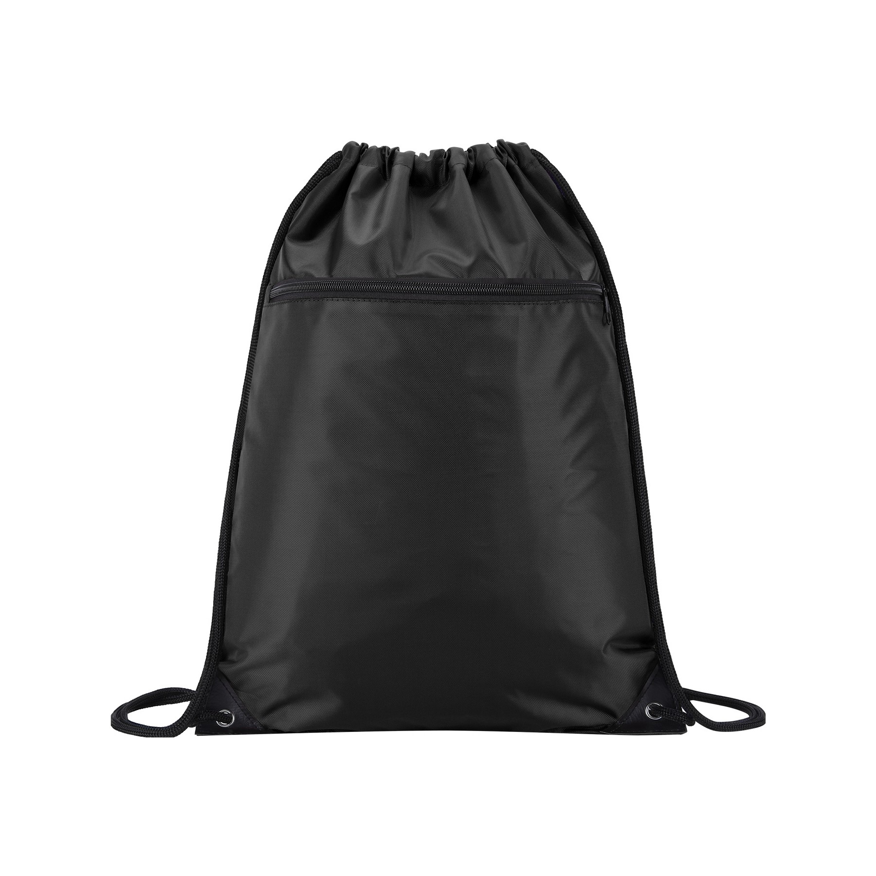 420D RPET Zipper Drawstring Bag — view 2