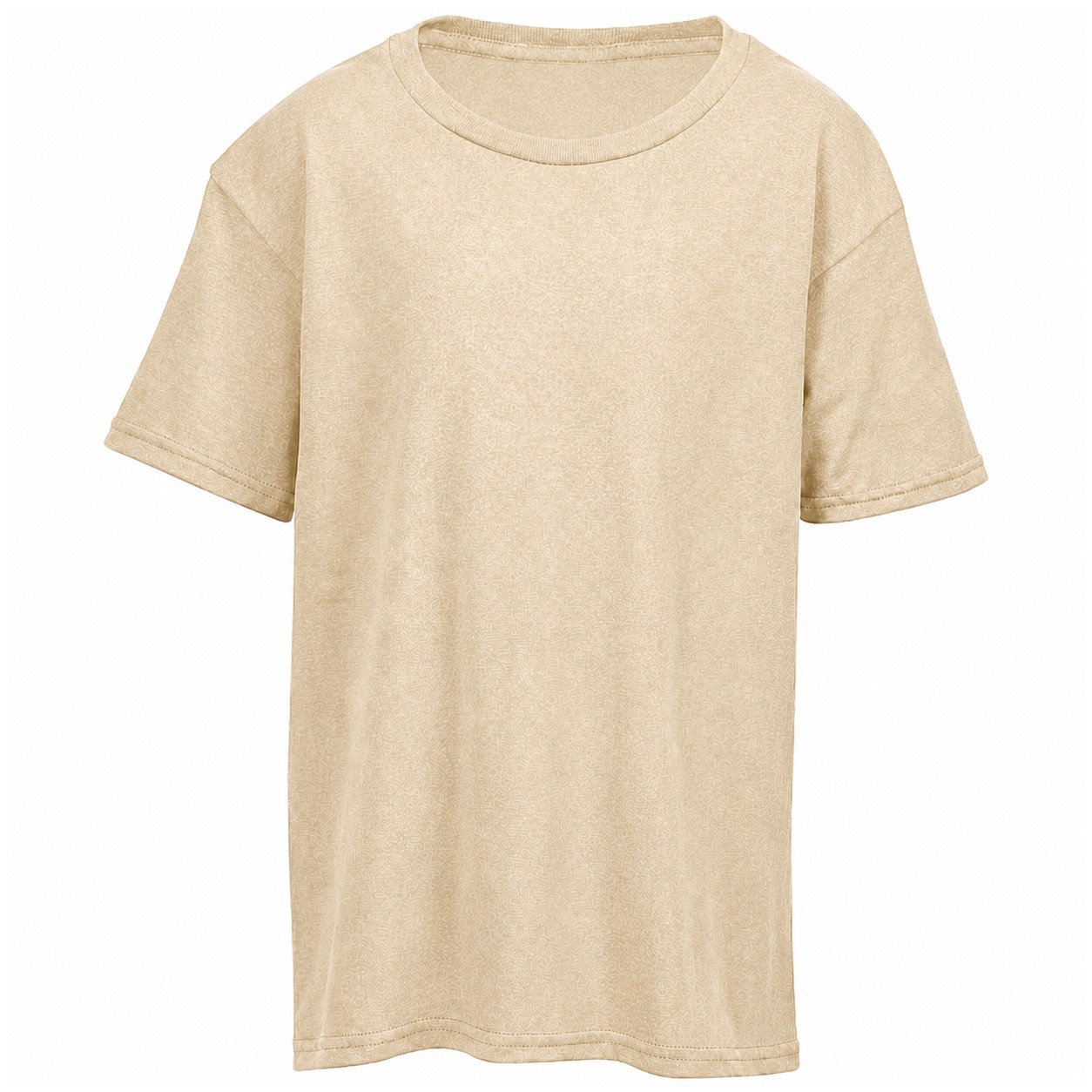 Youth Cotton Jersey Shirt — Beige