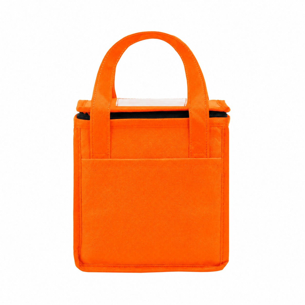 Compact Front Pocket Cooler Tote — Orange