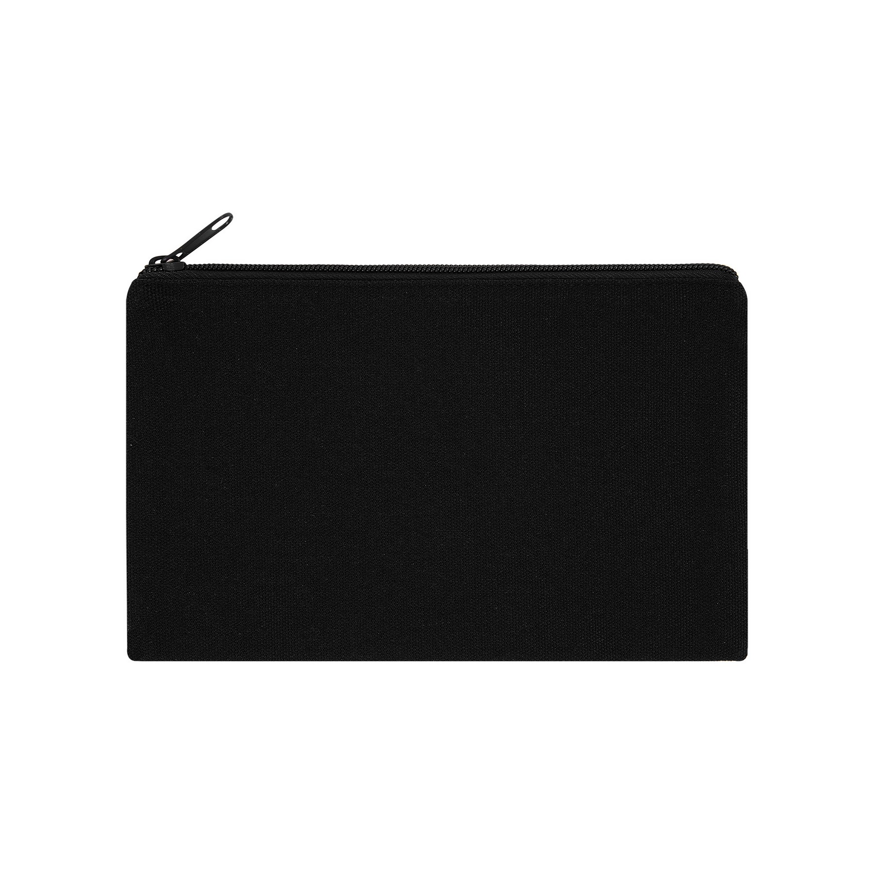 8.5-Inch Zippered Canvas Makeup Bag — view 2