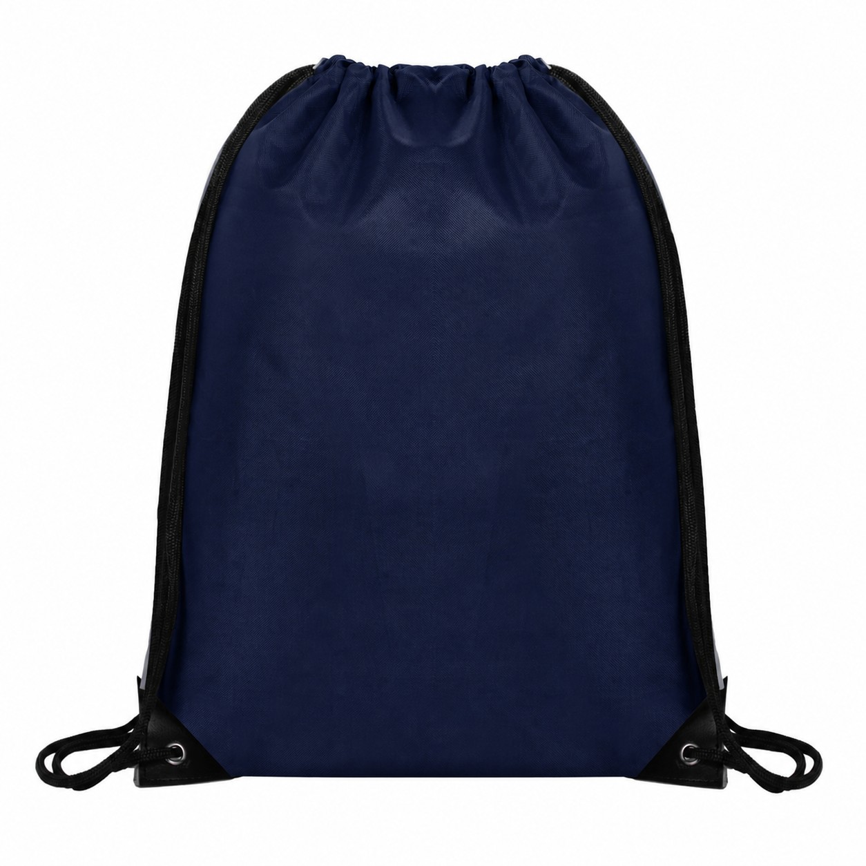420D Polyester Drawstring Bag — Navy Blue