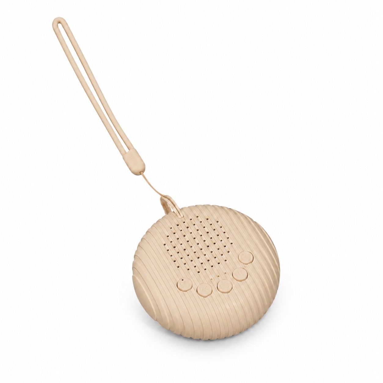 Compact White Noise Sound Machine — Natural Beige