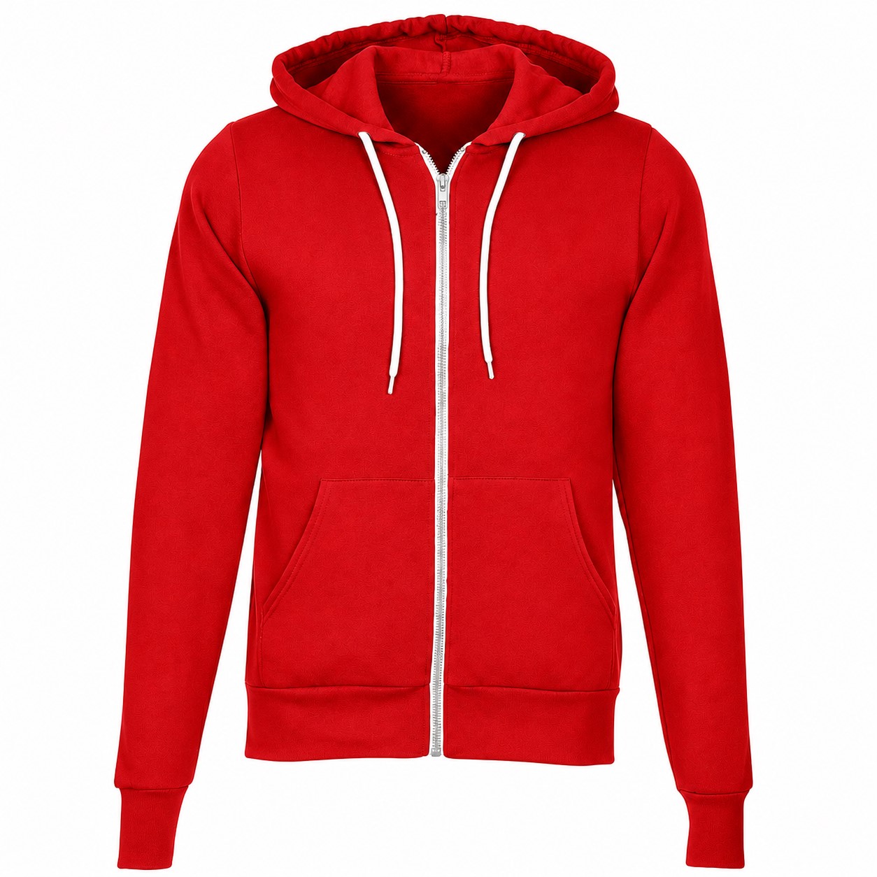 Ringspun Cotton Polyester Zip Hoodie — view 12