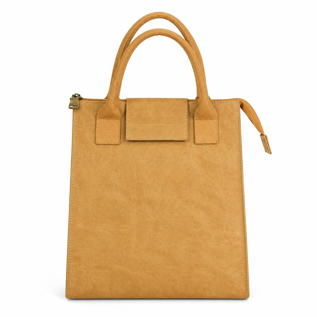 Washable Kraft Paper Insulated Lunch Bag — view 2