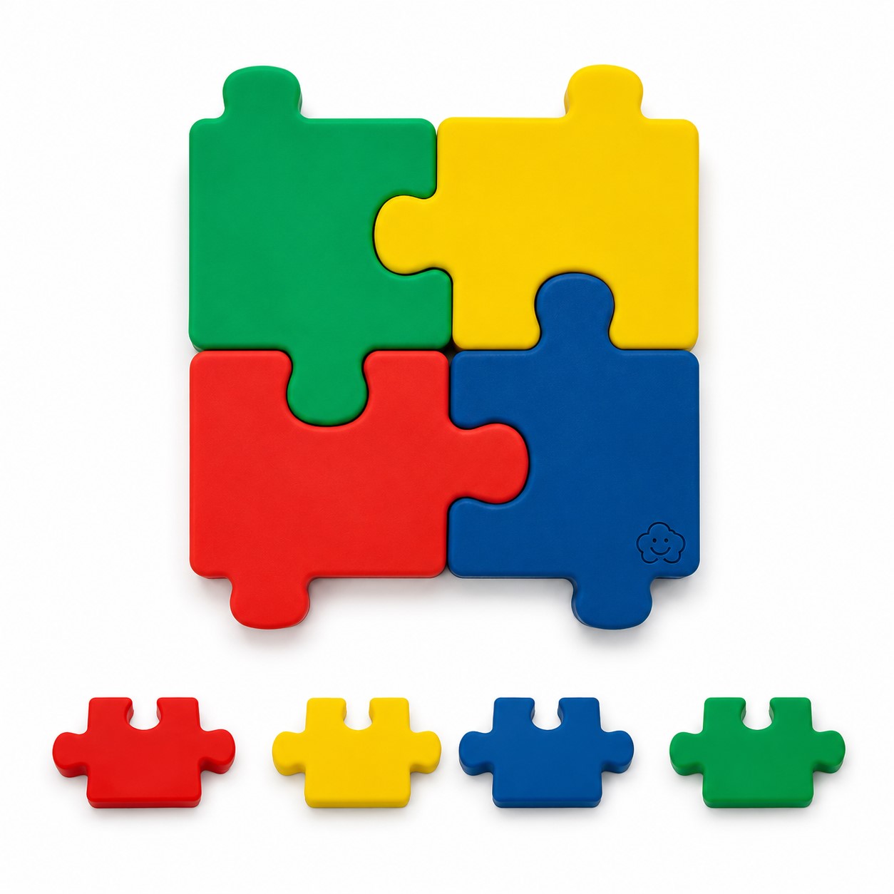 Interlocking Puzzle PU Foam Stress Toy