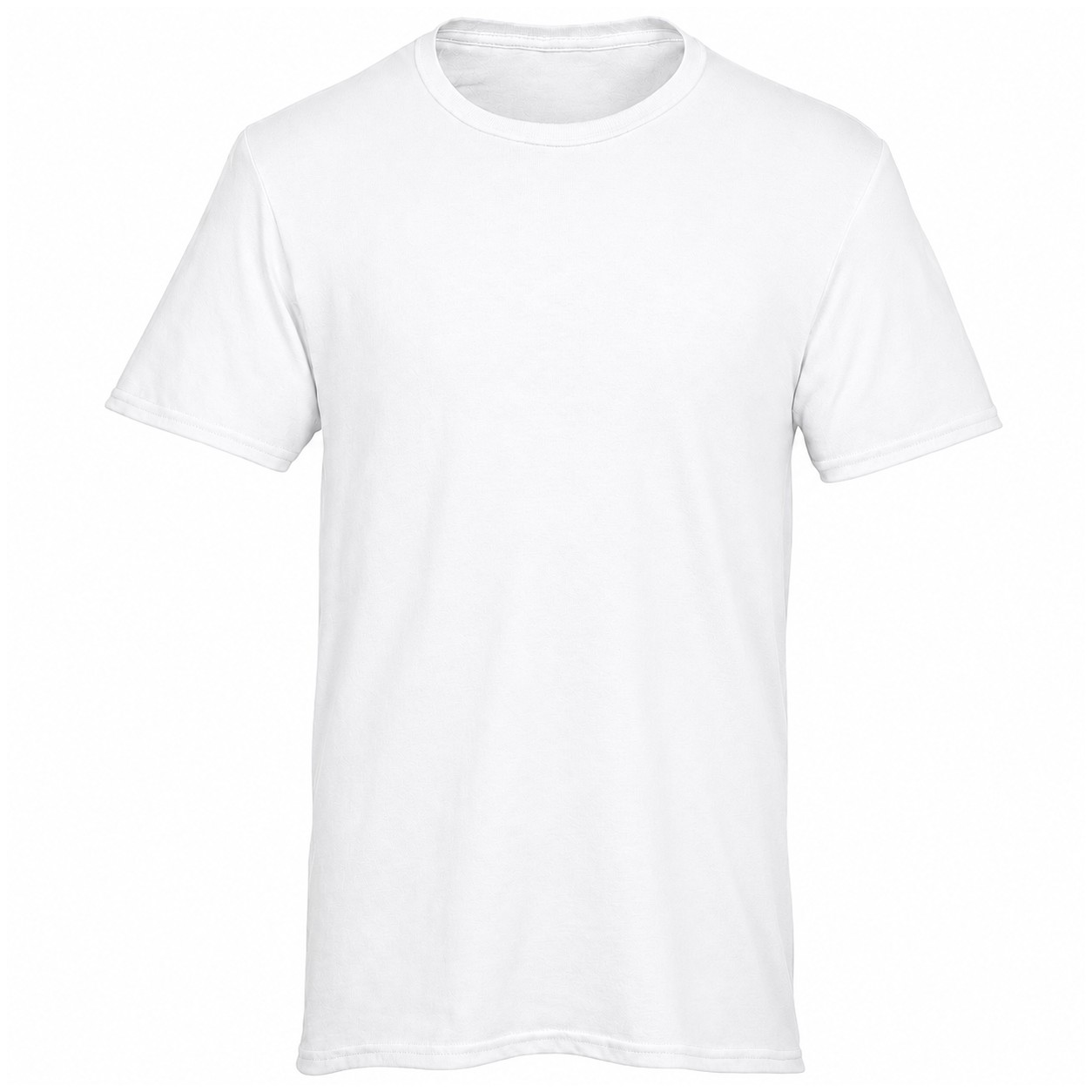 Premium Cotton Crewneck T-Shirt — White